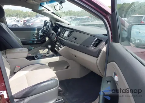 2017 Kia Sedona Lx из США, поврежденный, VIN KNDMB5C17H6282157